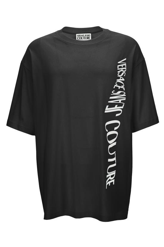 25FW 베르사체 반팔 티셔츠 79GAHP04 CJ01P899 Black