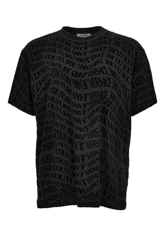 25FW 베르사체 반팔 티셔츠 79GAH6R0 JS511899 Black