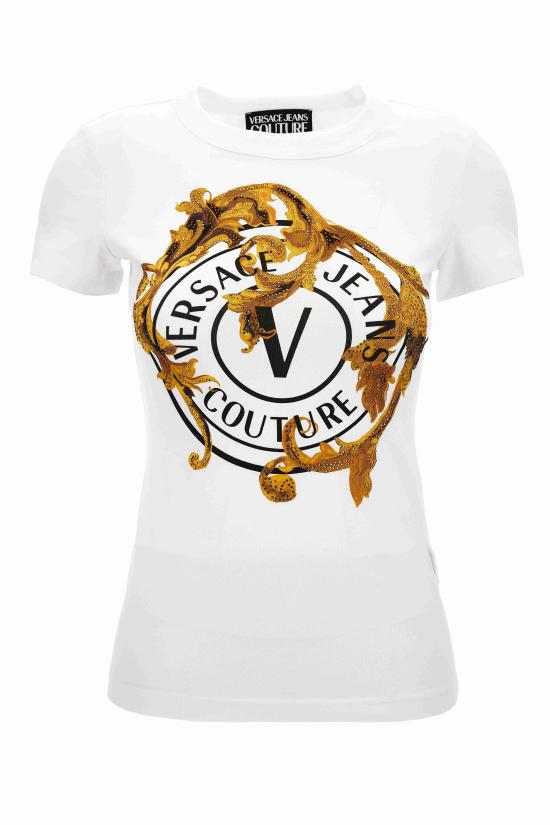 25FW 베르사체 반팔 티셔츠 79HAHE01 CJ02EG03 White