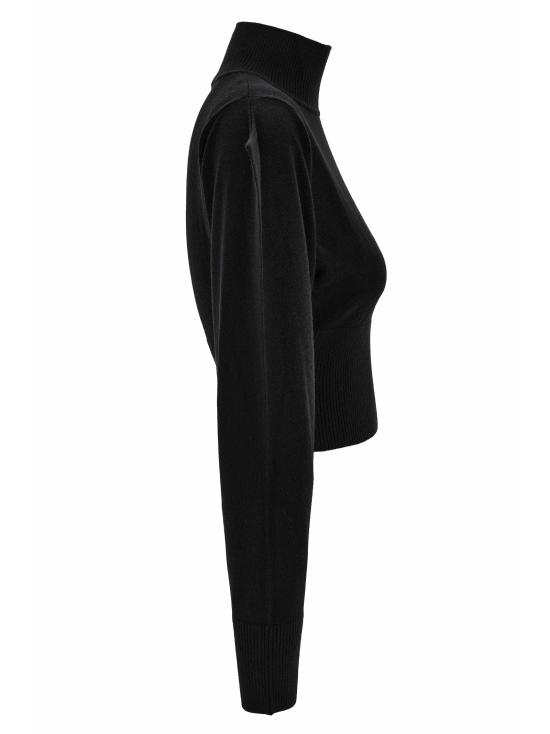 25FW 베르사체 터틀넥 79HAFMH8 CMH62G89 Black - VERSACE