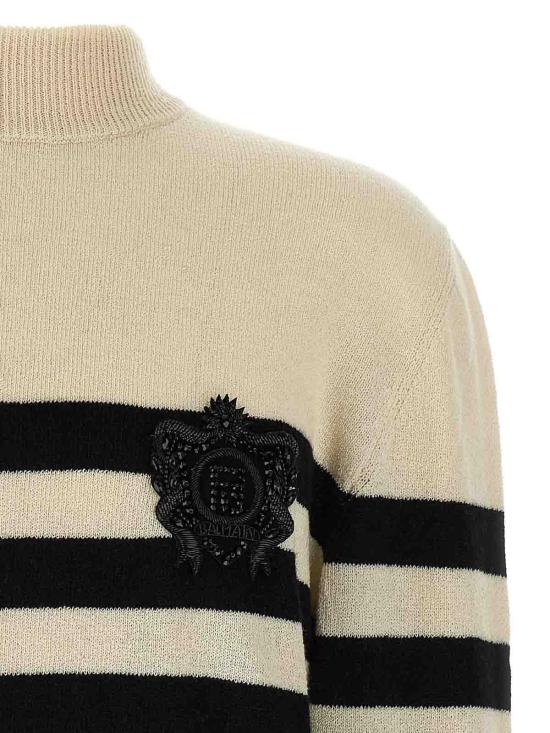  발망 가디건 FH1KF12170KIGKP White - BALMAIN