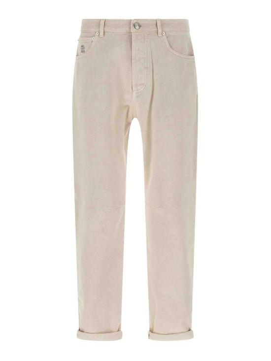  브루넬로 쿠치넬리 스트레이트 팬츠 M237UX1290C7024 Beige