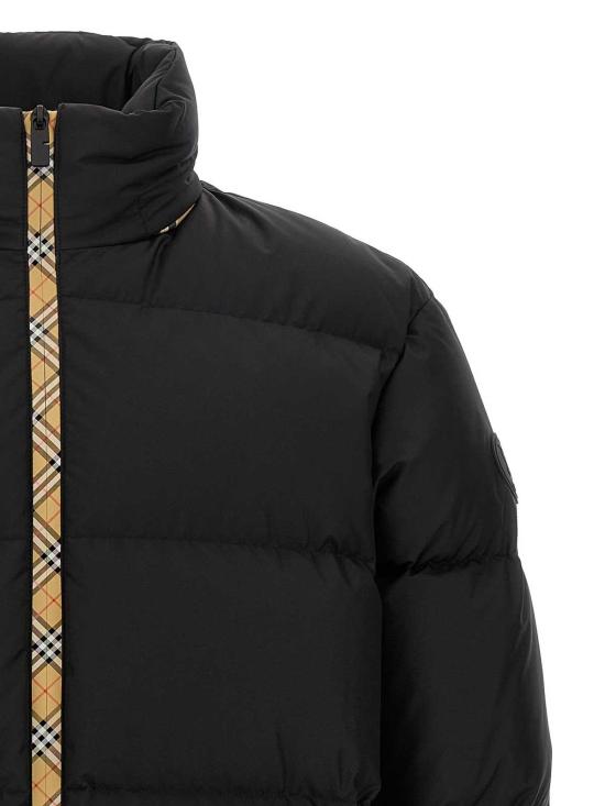 26FW 버버리 체크 테이프 스노우든 푸퍼 자켓 8110196 - BURBERRY
