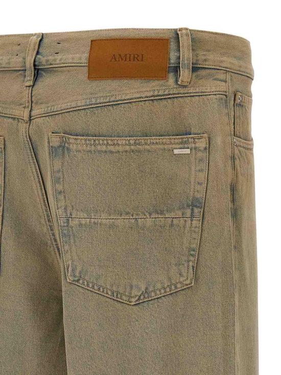 25FW 아미리 스트레이트 팬츠 AMDNGG1018INDIGODESERT Beige - AMIRI