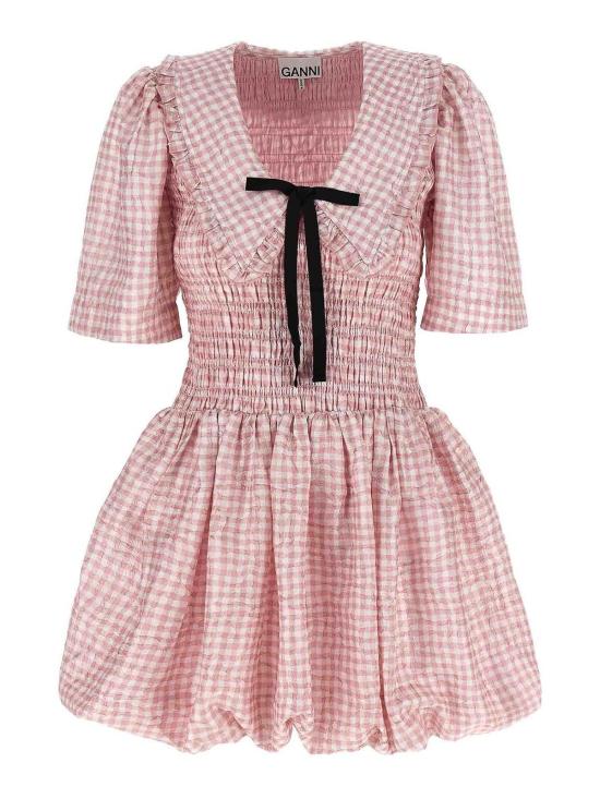  가니 미디 스커트 W0603038 Nude Neutrals