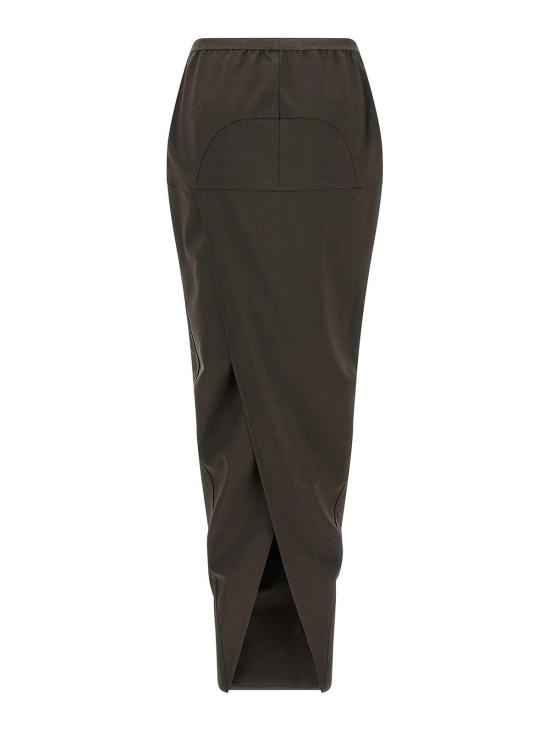  릭 오웬스 롱 스커트 RP02E4331WST78 Grey - RICK OWENS