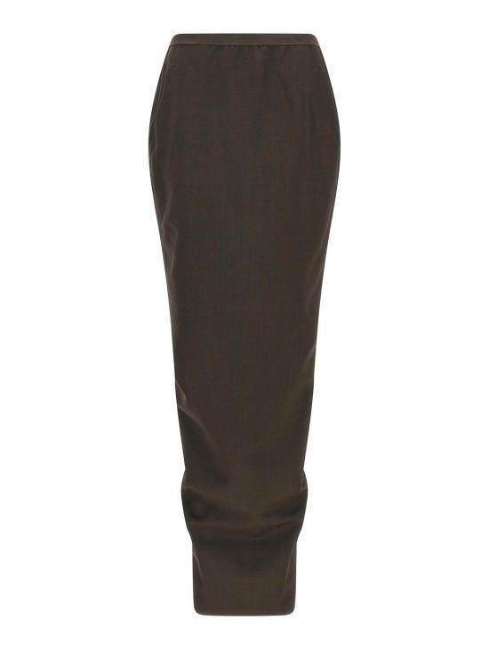  릭 오웬스 롱 스커트 RP02E4331WST78 Grey