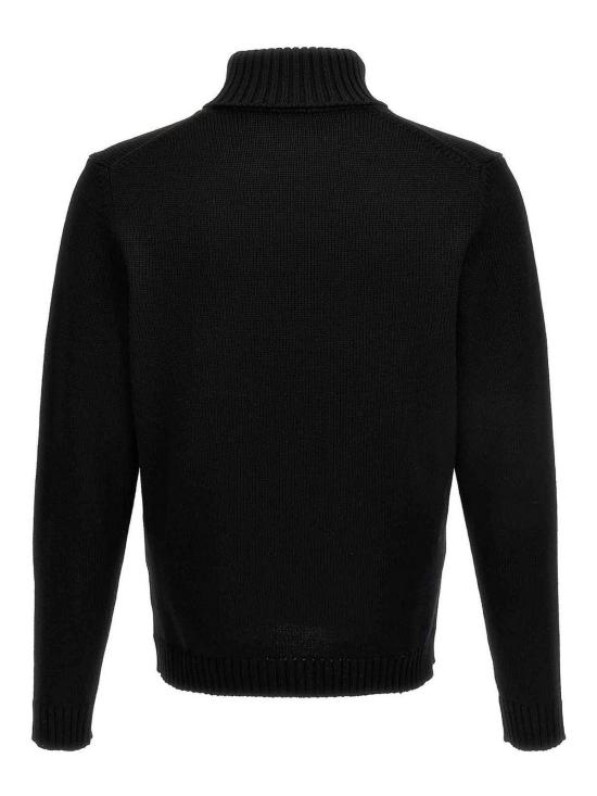  자노네 터틀넥 810195ZR229Z0015 Black - ZANONE