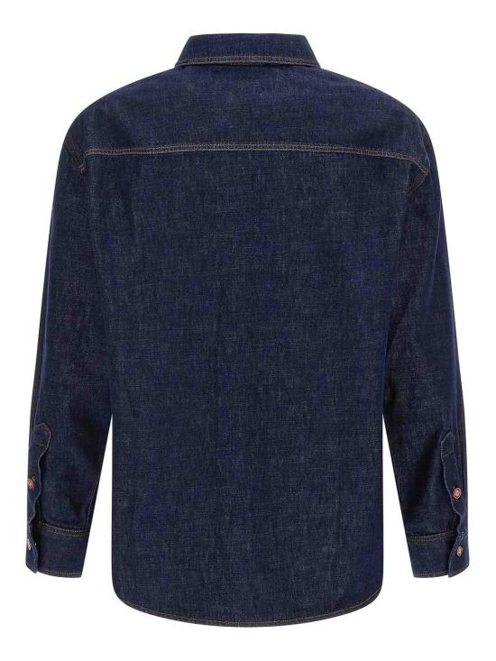  카사블랑카 셔츠 MPF25SH18901INDIGO Blue - CASABLANCA