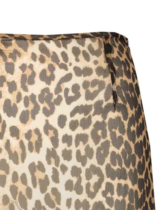 25FW 가니 미디 스커트 W0435943 Brown - GANNI