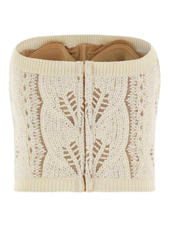  에르마노 설비노 민소매 티셔츠 D472L754WNL14800 White - ERMANNO SCERVINO