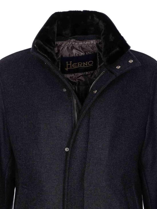 25FW 에르노 롱 울 코트  CA000214U33432R9490 Grey - HERNO