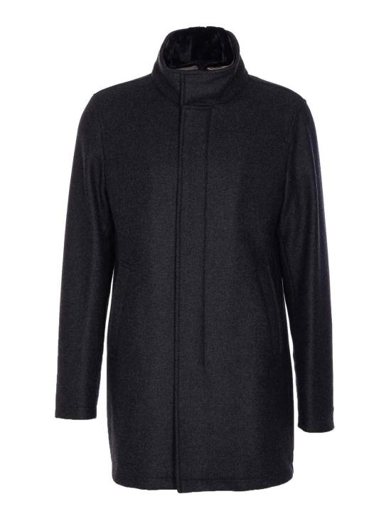 25FW 에르노 롱 울 코트  CA000214U33432R9490 Grey