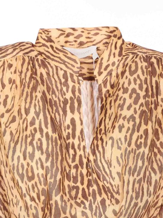  짐머만 미디 스커트 4593DSS255TNLP Brown - ZIMMERMANN