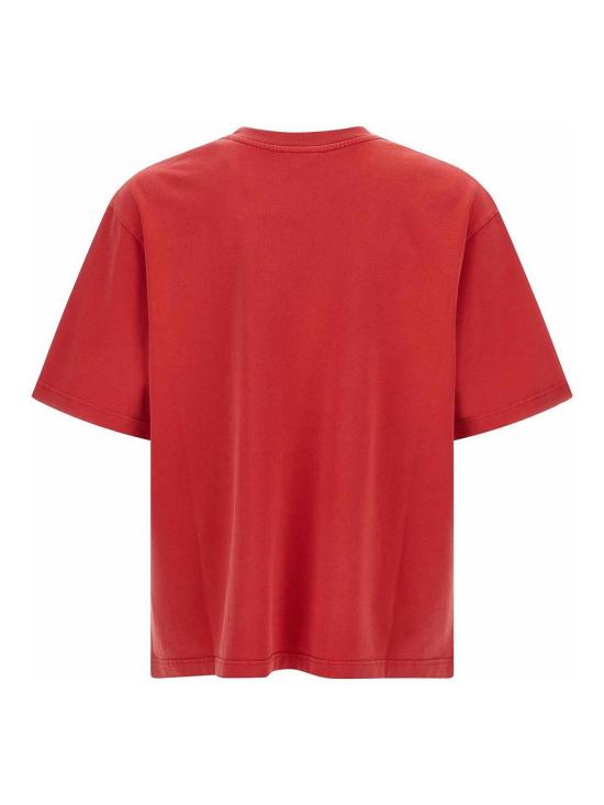 25FW 카사블랑카 반팔 티셔츠 MPF25JTS04401CHROME Red - CASABLANCA