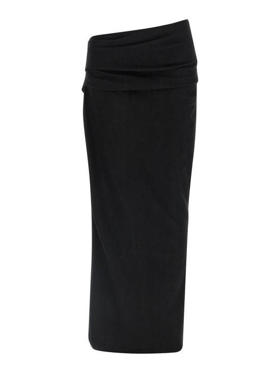  엔타이어 스튜디오 미디 스커트 ESWW257022BL Black