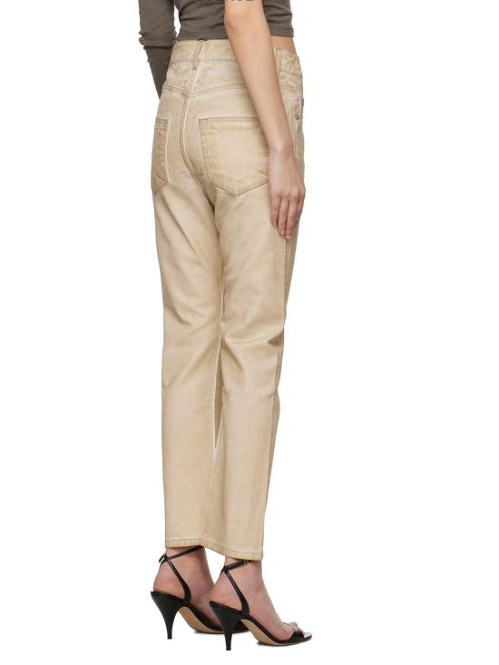 25SS 릭 오웬스 스트레이트 팬츠 DS01E3310DCF81 Orange - RICK OWENS