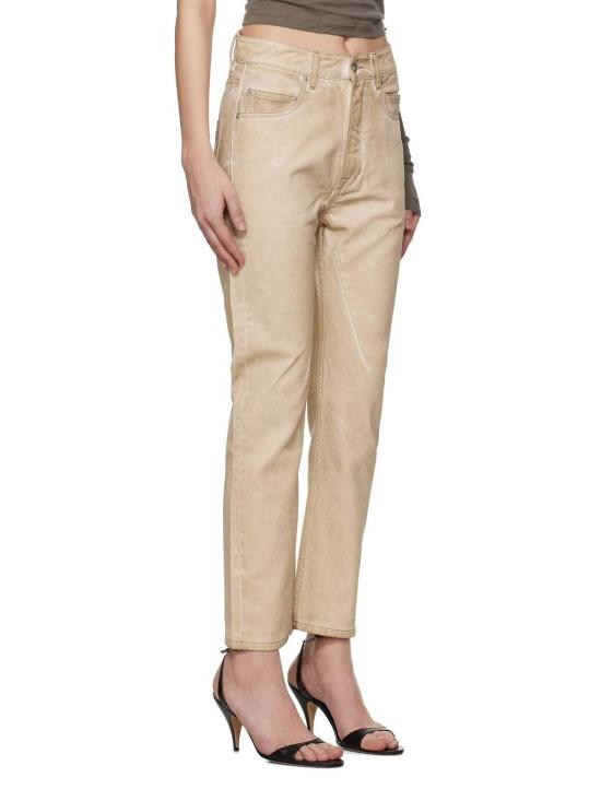 25SS 릭 오웬스 스트레이트 팬츠 DS01E3310DCF81 Orange - RICK OWENS