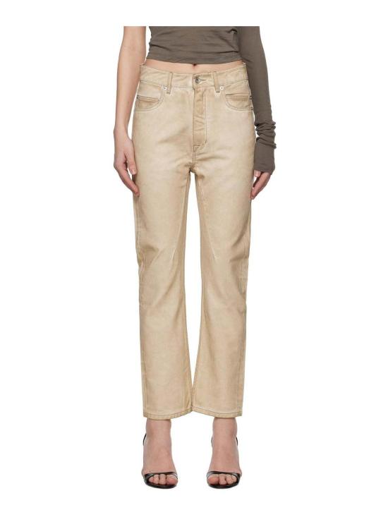 25SS 릭 오웬스 스트레이트 팬츠 DS01E3310DCF81 Orange