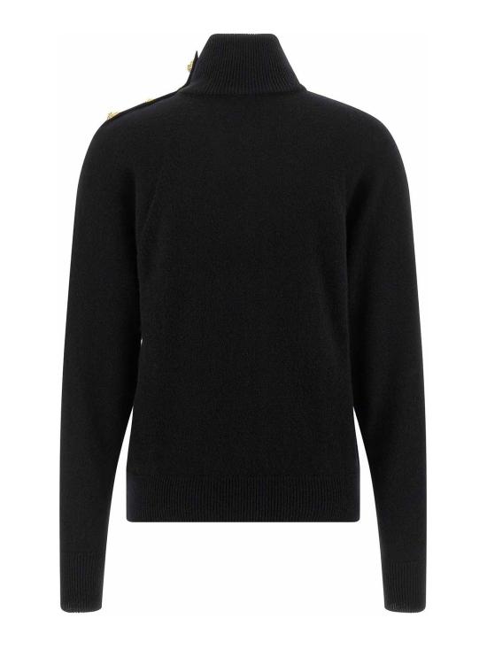  발망 터틀넥 FF0KF100KI870PA Black - BALMAIN