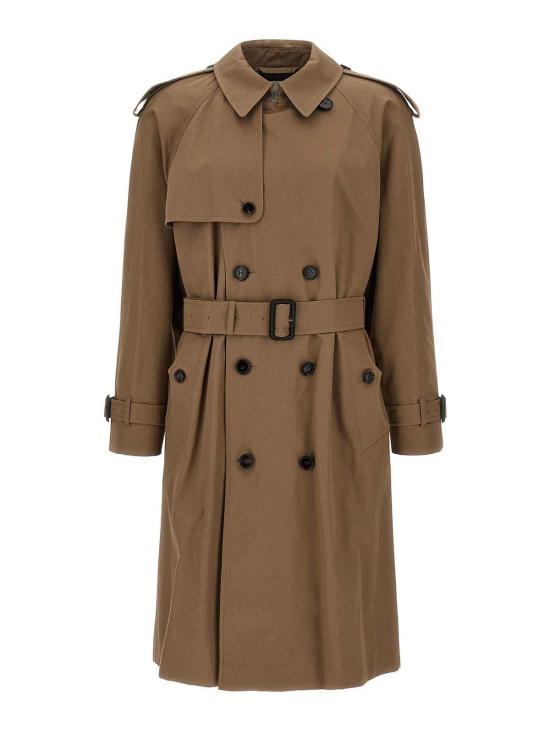  버버리 롱 개버딘 체스트우드 트렌치코트  8113612 Brown - BURBERRY