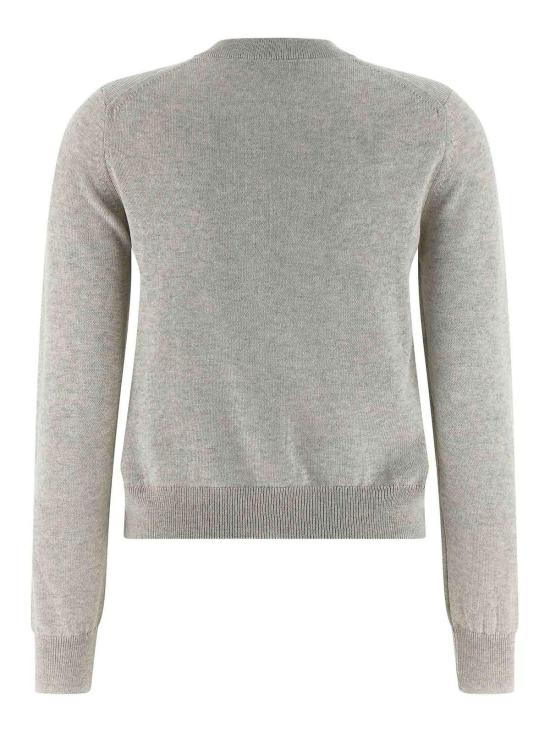 26SS 메종키츠네 베이비 폭스 메리노 레귤러 가디건 PW00502KT1181H120 Grey - MAISON KITSUNE