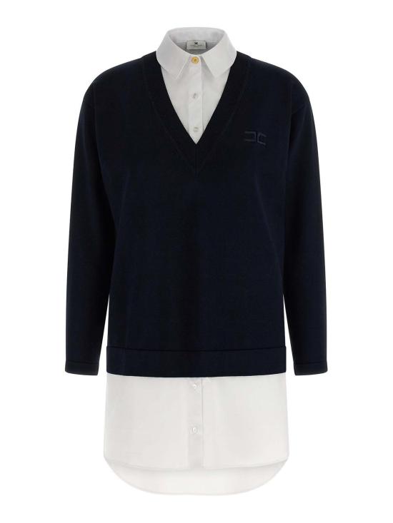  엘리자베타프랜치 미디 스커트 AM09T56E2EF7 Blue