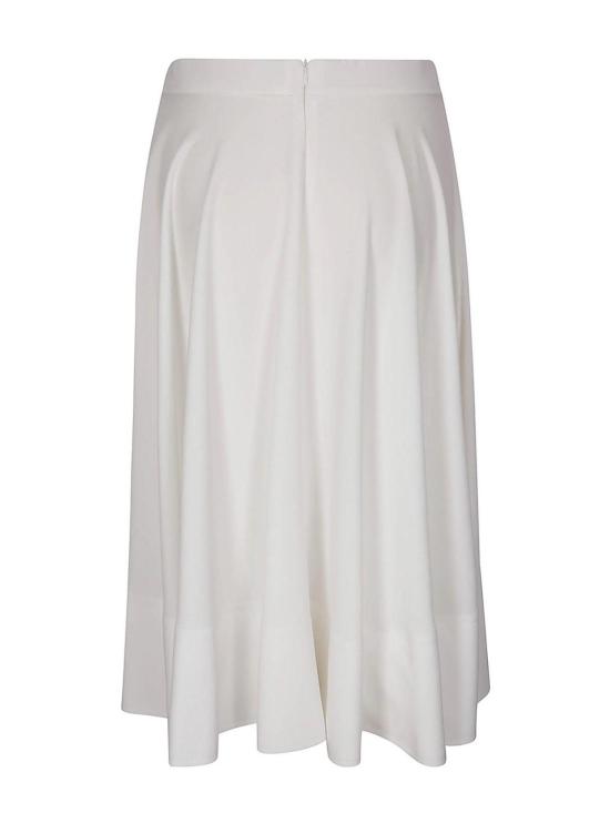 25SS 스테파노 모타리 미디 스커트 U62462 White - STEFANO MORTARI