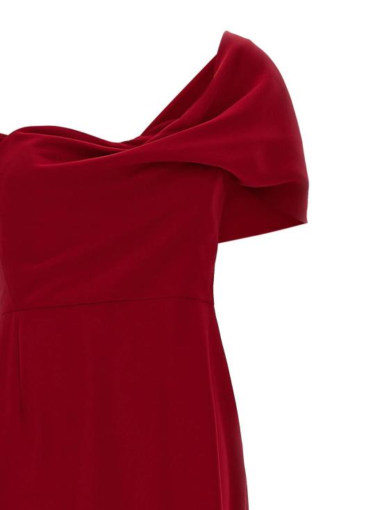 25FW 캐롤리나 헤레라 미디 스커트 F2511N738SFR644 RED - CAROLINA HERRERA