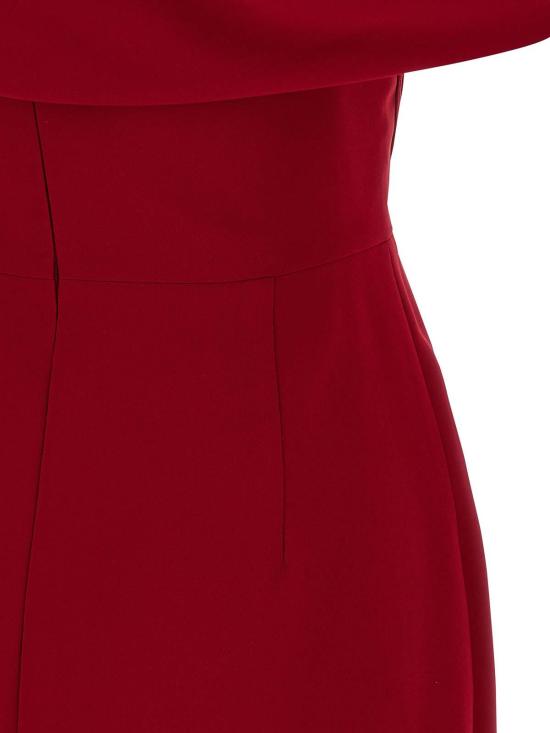 25FW 캐롤리나 헤레라 미디 스커트 F2511N738SFR644 RED - CAROLINA HERRERA