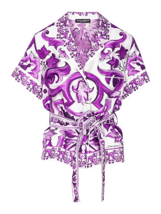  돌체앤가바나 블라우스 F5G67THI1TKIP3TN Purple