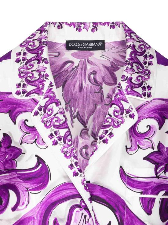  돌체앤가바나 블라우스 F5G67THI1TKIP3TN Purple - DOLCE & GABBANA