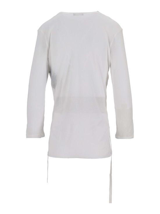 26SS 앤 드뮐미스터 반팔 티셔츠 B0012885FA434002 White - ANN DEMEULEMEESTER