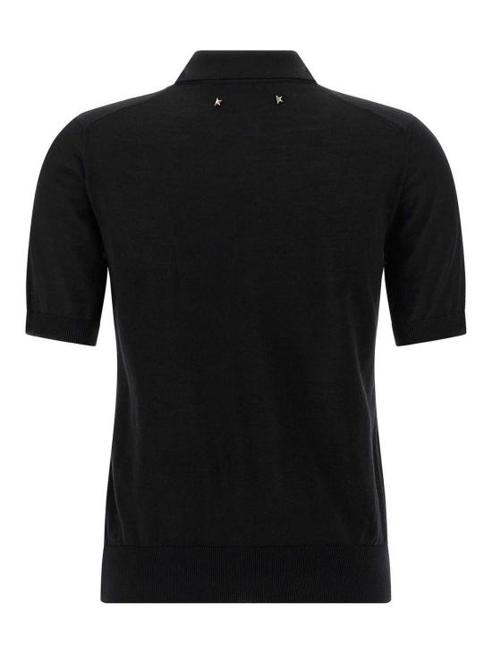  골든구스 폴로 티셔츠 GWP01424P00104190100 Black - GOLDEN GOOSE