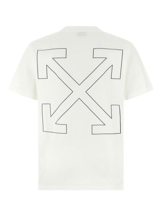  오프화이트 반팔 티셔츠 OMAA027F25JER0090110 White - OFF WHITE