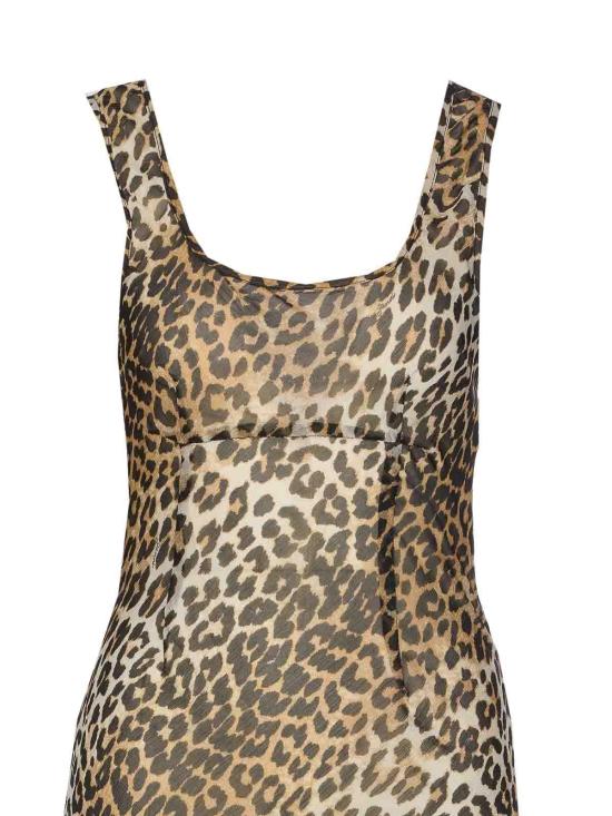 25FW 가니 미디 스커트 W0436943 Brown - GANNI