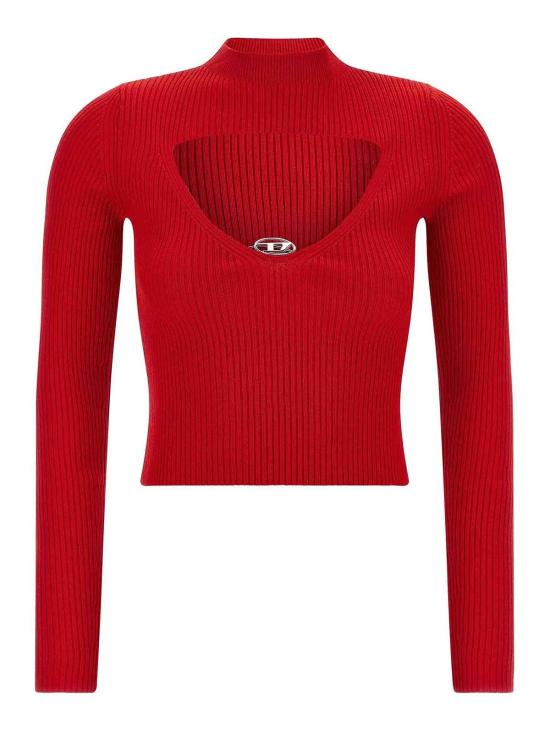  디젤 M-올리나 립드 울 점퍼  A189040PLBF42A Red