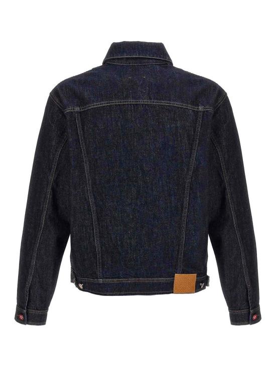  카사블랑카 데님 자켓 MPF25JK40101INDIGO Blue - CASABLANCA