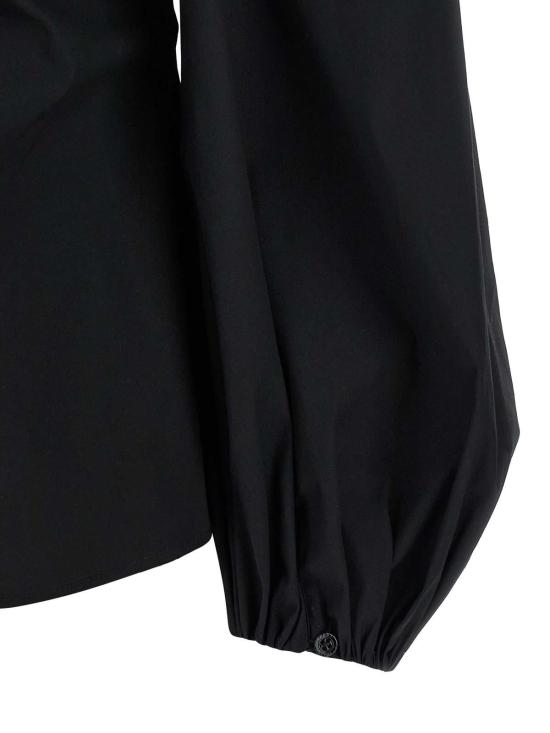  캐롤리나 헤레라 민소매 티셔츠 P2511N210SCT001 Black - CAROLINA HERRERA