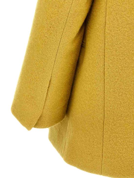 25FW 드리스 반 노튼 수트 자켓 2420104069045200 Yellow - DRIES VAN NOTEN