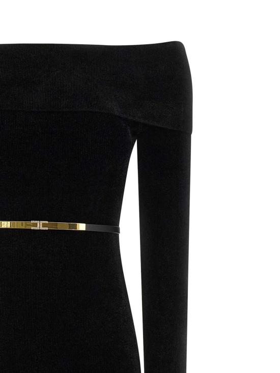  엘리자베타프랜치 미디 스커트 AM34S57E2110 Black - ELISABETTA FRANCHI