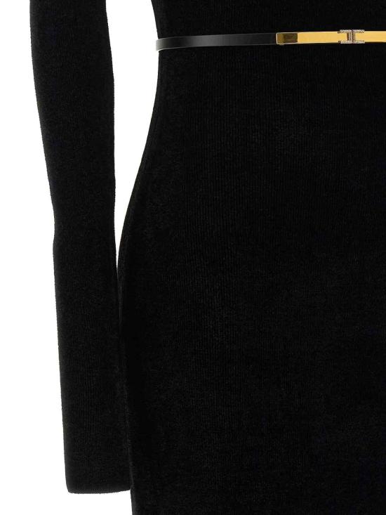  엘리자베타프랜치 미디 스커트 AM34S57E2110 Black - ELISABETTA FRANCHI