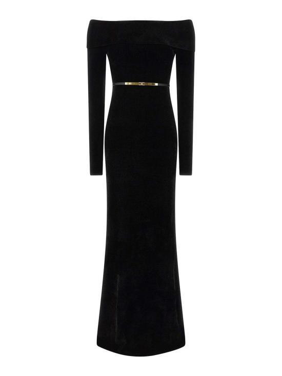  엘리자베타프랜치 미디 스커트 AM34S57E2110 Black