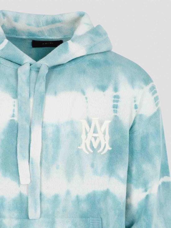  아미리 후드 티셔츠 AMKNHD1006SEA Blue - AMIRI