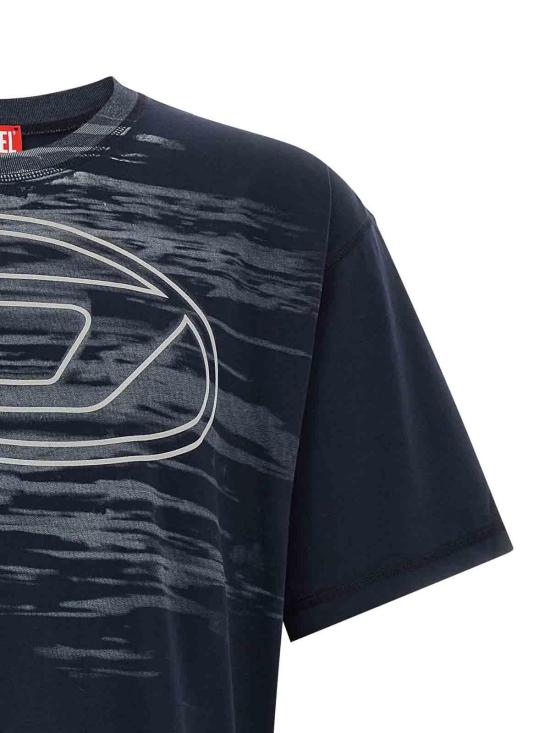  디젤 반팔 티셔츠 A186530AGCA81E Black - DIESEL