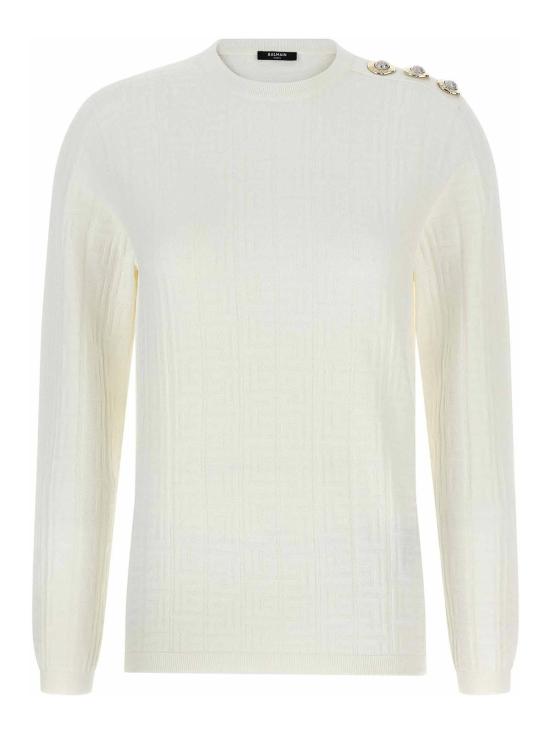 25FW 발망 민소매 티셔츠 FF1KD090KI630KA White