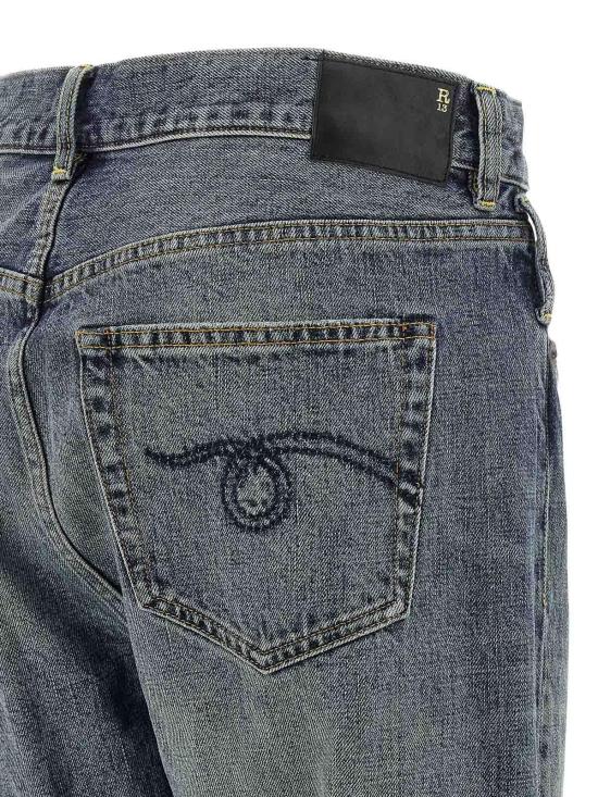  알13 KELLY 캘리 크로스오버 데님 팬츠 R13W2048D344C Blue - R13