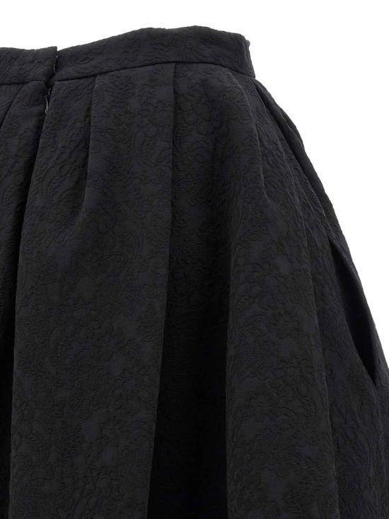 25FW 캐롤리나 헤레라 미디 스커트 P2511N315CCQ001 Black - CAROLINA HERRERA