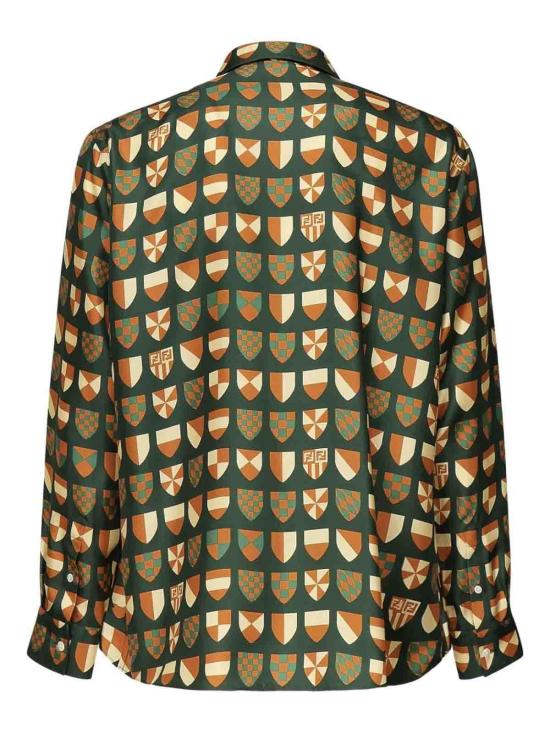 26SS 펜디 긴팔 셔츠 FS1319AU75F083B Green - FENDI