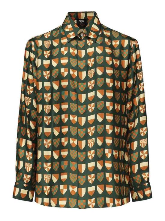 26SS 펜디 긴팔 셔츠 FS1319AU75F083B Green